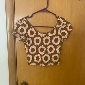 Sunflower crop top!